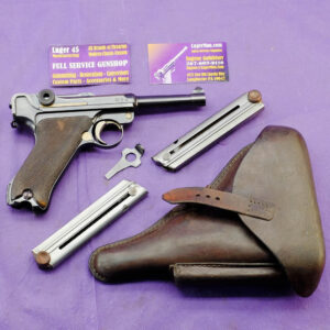 Luger P08 DWM 1915 Full Rig pre WWII 9mm